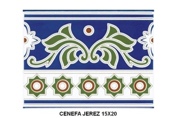 AZULEJO SEVILLANO JEREZ 20X30