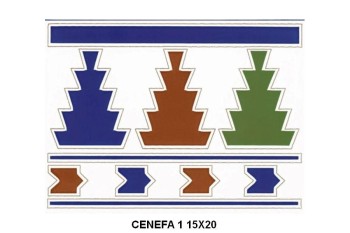 AZULEJO SEVILLANO MEDINA VERDE 20X30