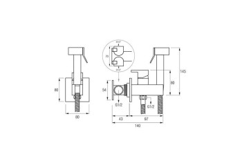 GRIFO BIDE ISEO CROMO