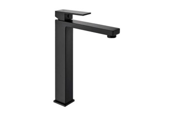 GRIFO LAVABO ALTO LUXOR NEGRO