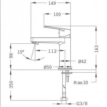 GRIFO LAVABO MANACOR