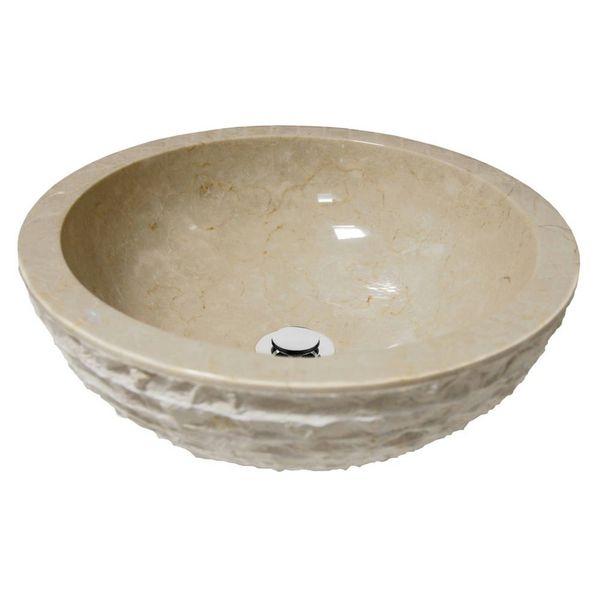 LAVABO RONDA BEIGE 40X40X15