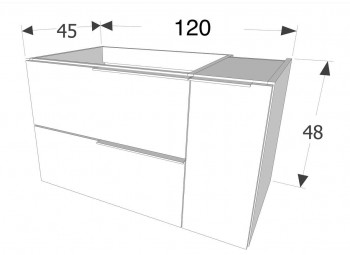 MUEBLE BAÑO SUSPENDIDO IBIZA