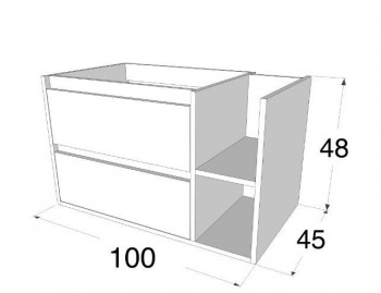 MUEBLE BAÑO SUSPENDIDO MILETO